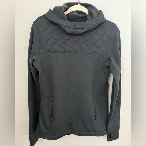 Sweaty Betty Sweaters - Sweaty Betty Charcoal Fleece Pullover